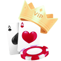 newyork888 ไอคอน VIP ไพ่ ชิปคาสิโน และมงกุฎ แสดงถึงสมาชิกระดับพรีเมียม